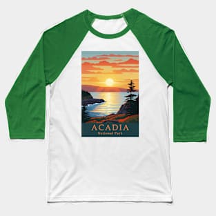 Acadia National Park Baseball T-Shirt